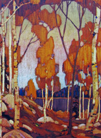 Birches by Tom Thomson